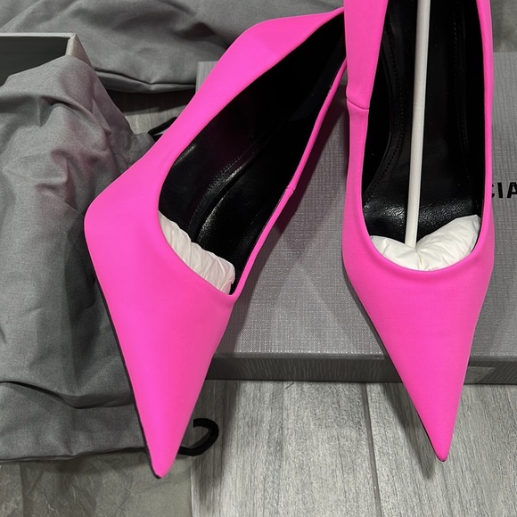 BALENCIAGA Knife Pump in Fluo Pink new - Picture 6 of 16
